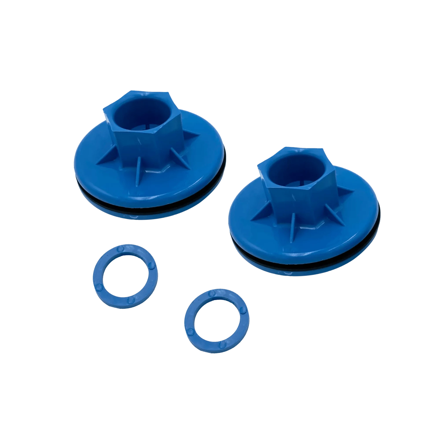 Pelican Pedal Boat Wheel Bushings In Azure Blue - Pack Of 2 1 Pelican Pedal Boat Wheel Bushings In Azure Blue - Pack Of 2